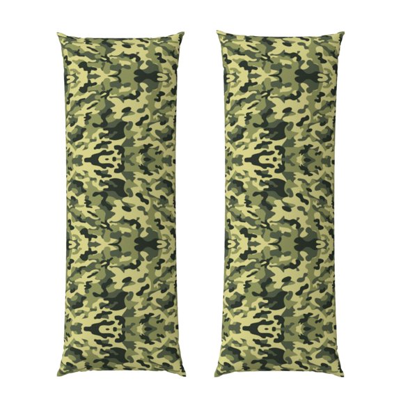 Long Pillow Cover Army Camouflage Pattern Cushion Body Pillow Case Rectangle Decorative Throw Printed Pillowcase 20 X 60 Inch