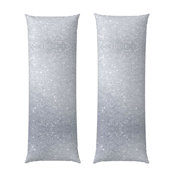 Long Pillow Cover Diamond Silver Pattern Cushion Body Pillow Case Rectangle Decorative Throw Printed Pillowcase 20 X 60 Inch