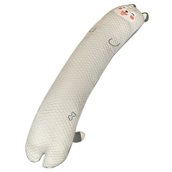 Long Pillow, Leg Pillow, Multifunctional Hugging Sleep Pillow with Removable Washable Cover, Soft Cotton Fabric, Breathable, Thickened Design, Suitable for Sofa Bed and Office Chair