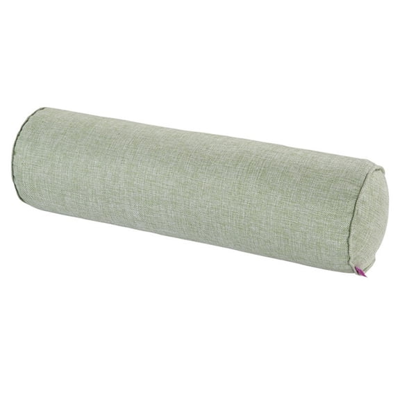 Long Pillow Neck Roll Pillow for Sofa Bed with Breathable Linen Cotton Fabric