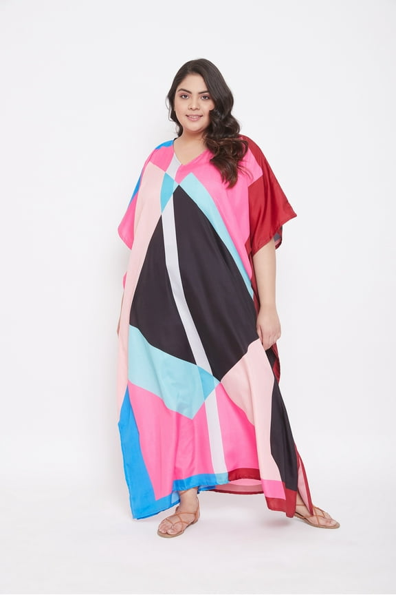 Long Plus Size Caftan Dress for Women Long Maxi Kaftans for Ladies Loose Casual Sleepwear Evening Gown Online