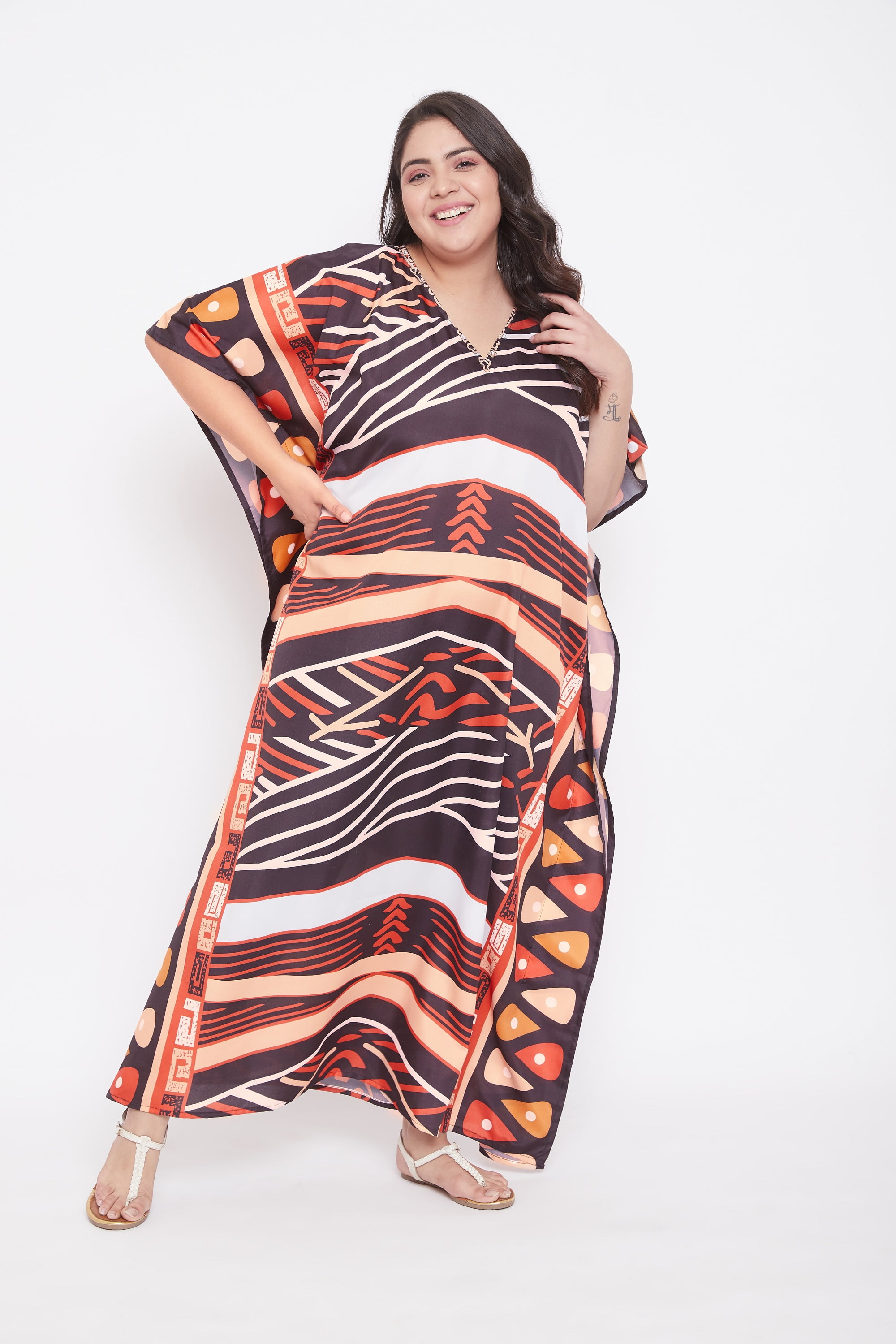 Long Plus Size Caftan Dress for Women Long Maxi Kaftans for Ladies Loose  Casual Sleepwear Evening Gown Online - Walmart Business Supplies