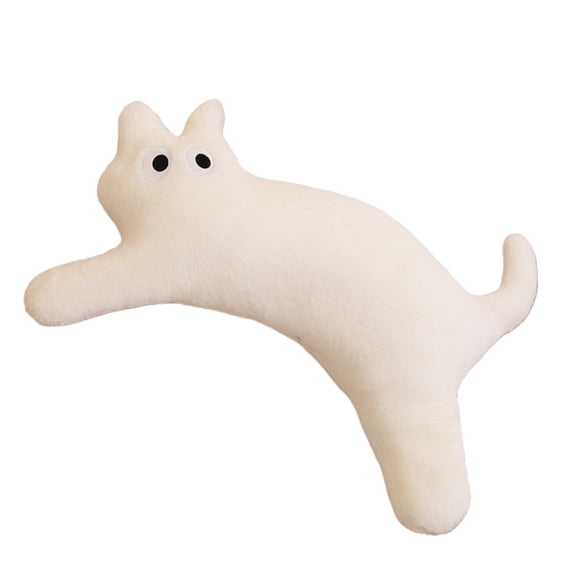 Long Plush Cat Pillow Plush Toy, Soft Hugging Body Pillow, Cute Gift for Her Birthday Home Decor
