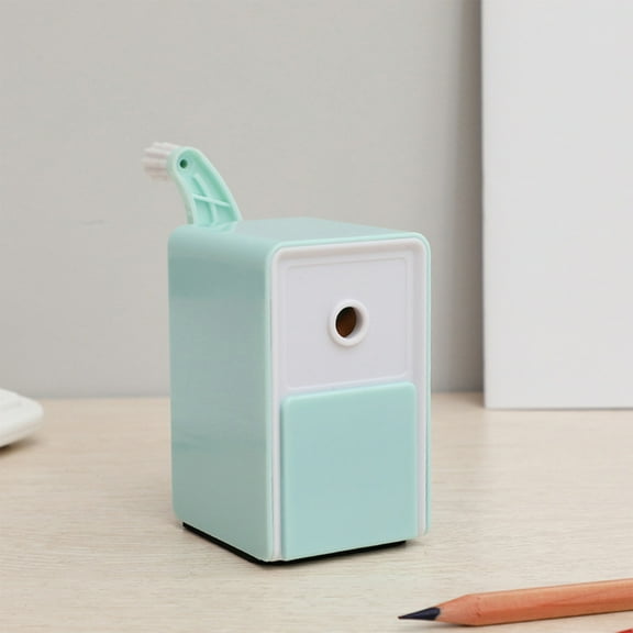 Long Point Manual Pencil Sharpener for Artists & Students,Adjustable 8-20mm Nibs,Self-Feed Design with Round Metal Blade,Durable Plastic Casing,Ideal for Charcoal,Sketching & Office Use, 3x2x2in