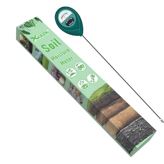 Long Probe Deep Soil Moisture Meter Plant Water Monitor Hygrometer Sensor No Battery Needed for Indoor & Outdoor Large Potted Plants Flowers Gardening Agriculture