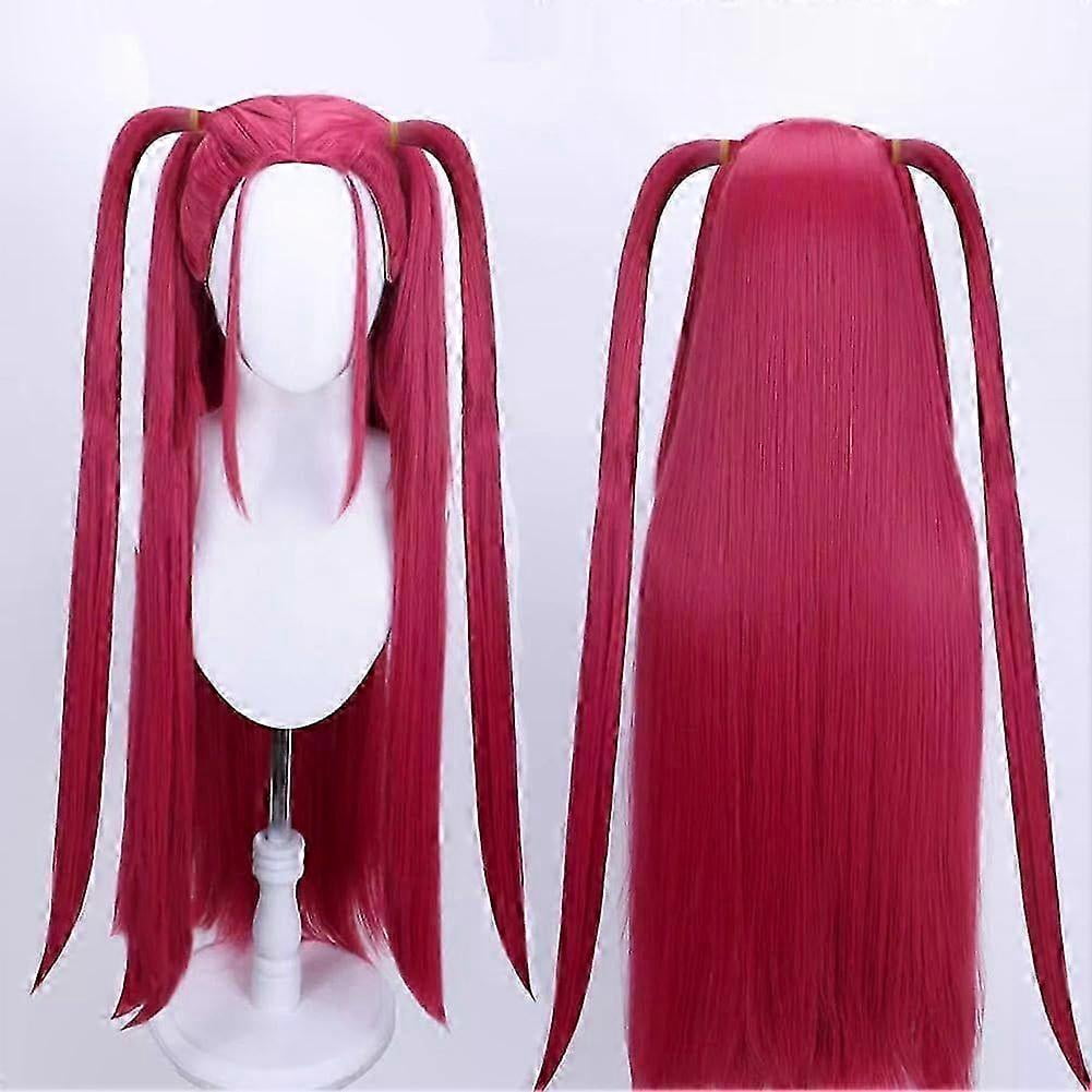 Long Purple Braided Wig, Heat-Resistant Fiber for Cosplay, Anime Costume, and Halloween Theme Parties