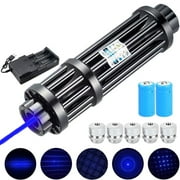 Long Range Blue Laser Pointer High Power,DFITO Material Upgrade Laser Pointer Pen Blue Lazer Pointer Rechargeable for Hiking