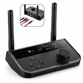 thumbnail image 1 of Long-Range Bluetooth 5.3 Transmitter & Receiver For TV, Home Stereo, Audio Adapter, 1 of 12