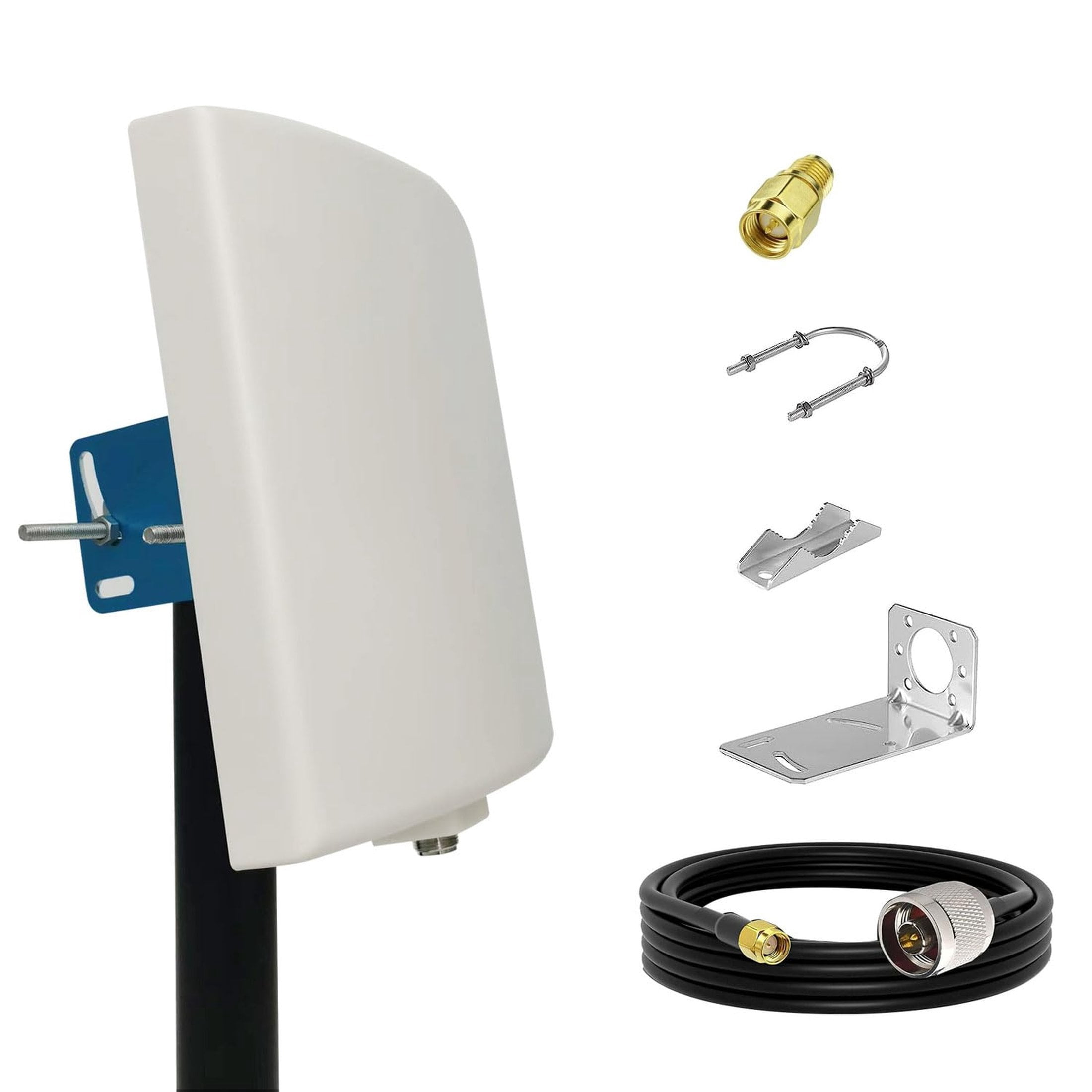 Long Range Dual Band Outdoor WiFi Panel Antenna with 15dBi Gain