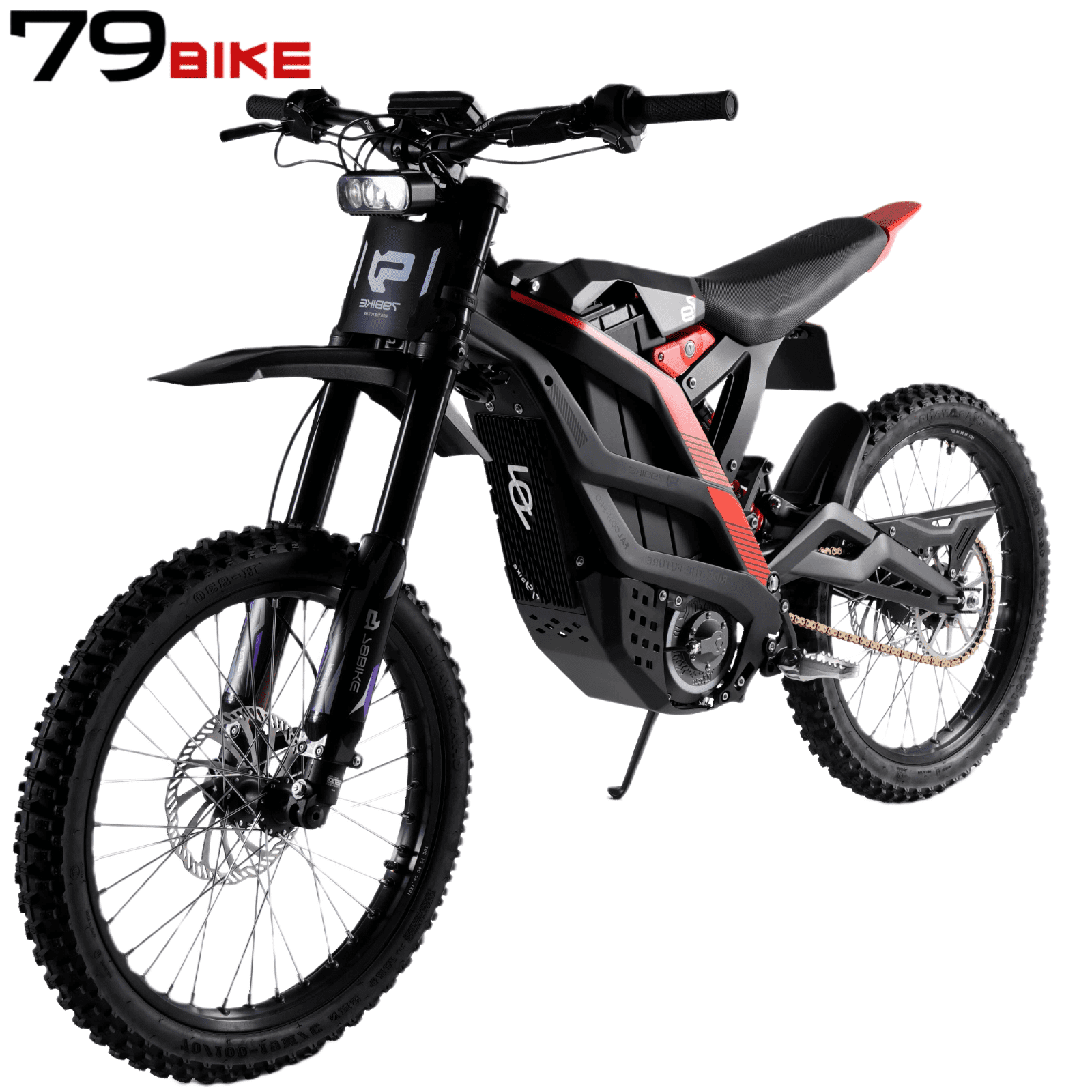 Long-Range Electric Dirt Bike 79Bike Falcon Pro,75-Mile Range,10000W Peak Motor,53 MPH for Off-Road, Fastace 2.0 Fork