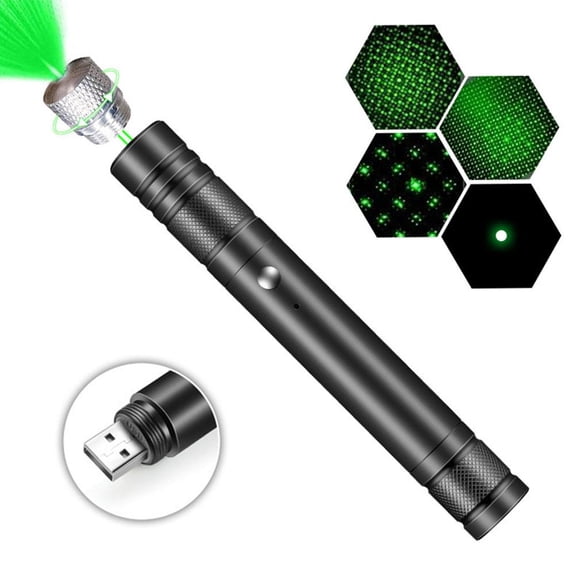 Long Range Green Pointer,Pointer High-Power Pen, Flashlight Cat Toy 9CP6