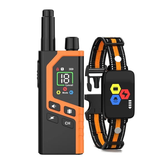 Long Range Remote Dog Trainer Adjustable Shock Anti Barking Collar for Small Medium Large Dogs