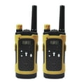 thumbnail image 1 of Long-Range Smart Wireless Walkie-Talkie, Extra-Long Range Receiver, Includes Flashlight, Time Display, Family Walkie-Talkie, Suitable for Hiking and Camping Trips (Yellow, 2-Pack), 1 of 4
