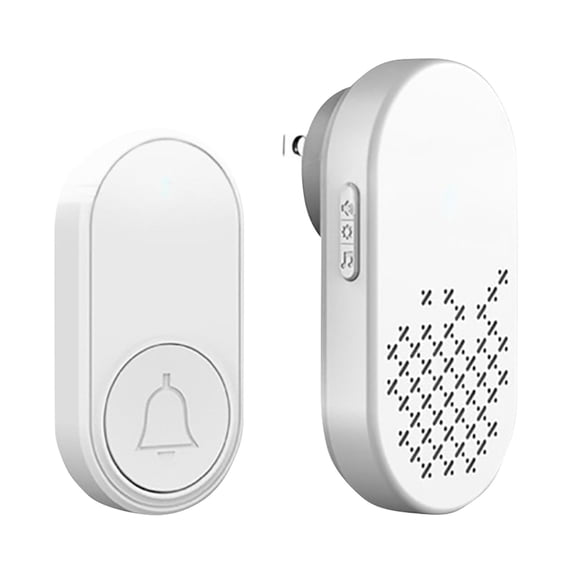 Wireless Doorbell Kit with 1000 Ft Range Easy Installation Adjustable Volume Options for Business Store Home Entry