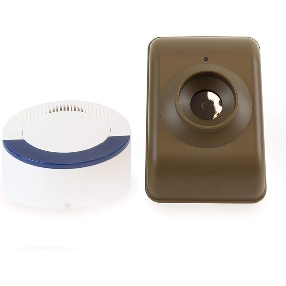 Long Range Wireless Driveway Motion Detector - DCMA-4000 One Mile Alarm System - Passive Infrared Driveway Alarm Transmitter & Receiver - Outdoor Motion Sensor & Alarms