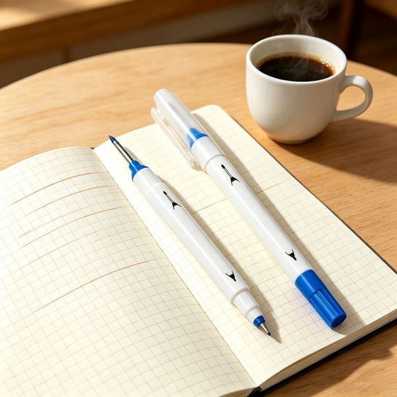 Long Reach Hole Marker Pen with 20mm Nib for Tight Spaces Blue