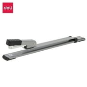 Long Reach Stapler Heavy Duty Stapler with Middle Seam, Built-in Ruler 12.20 in and 25 Sheets Capacity,Black