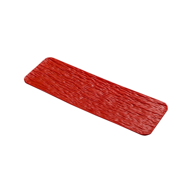 Long Rectangle Plastic Sushi and Cake Trays, Multipurpose Platters for Party, Entertaining and Daily Food Serving