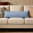 thumbnail image 1 of Long Rectangular Backrest Cushion, Usupdd Sofa Throw Pillow Supportive Lumbar Cushion, Versatile Sleeping Pillow for Living Room Bedroom with Removable Washable Pillowcase, Blue, 1 of 6