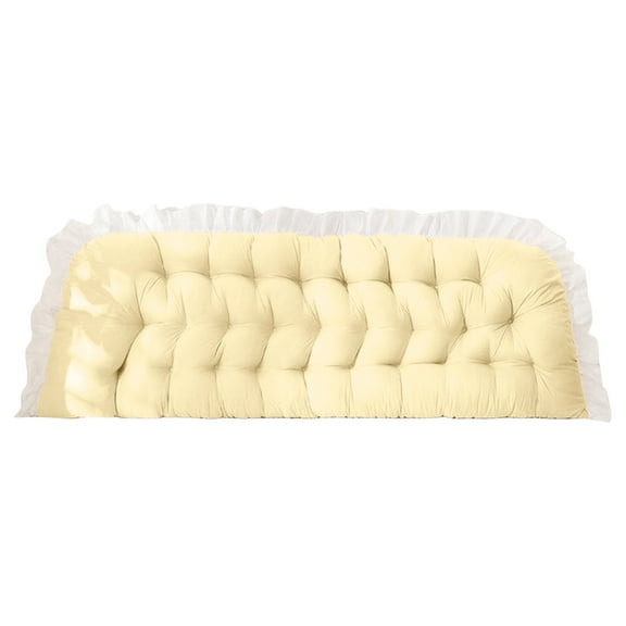 Long Rectangular Headboard Pillow Backrest Cushion for Bed Sofa Daybed and Floor Comfortable Soft Bolster Reading Decorative Home