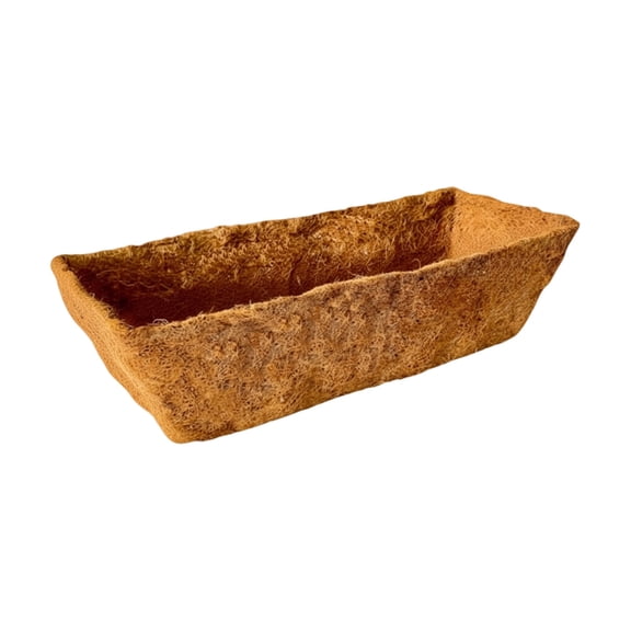 Long Rectangular Trough Style Coconut Husk Planter For Garden And Balcony With Holes And Modern Large Flower for Indoor 10 Variety Pack 1 in Wooden Flower Outdoor Potted Succulents Small Flowerpot