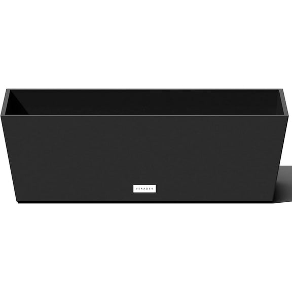 Long Rectangular Window Box Planter for Indoor or Outdoor Windowsill/Balcony | Durable All-Weather Use with Drainage Holes | Modern Decor for Herbs, Small Plants, Flowers