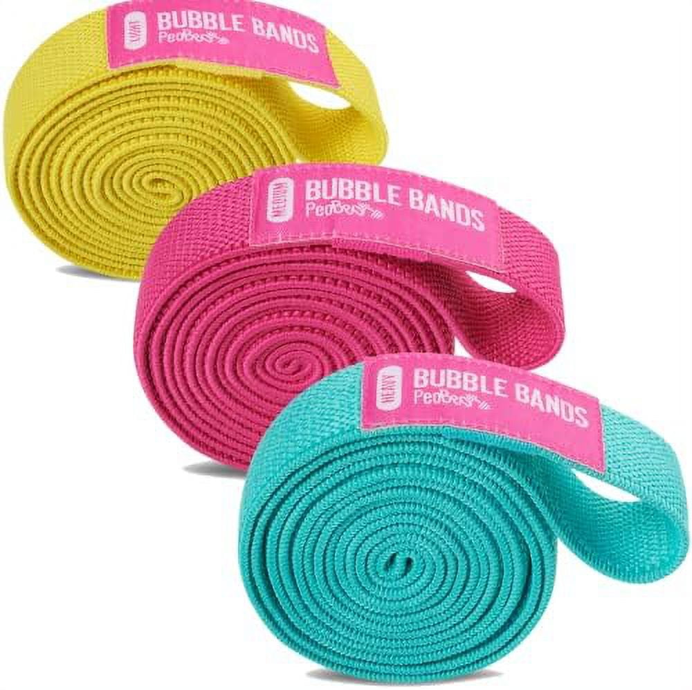 Long Resistance Fabric Bands 3 Pack, PullUp Assistance Bands, Exercise