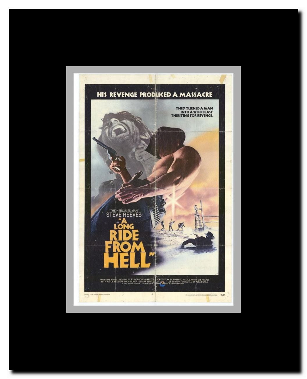 Long Ride from Hell Framed Movie Poster