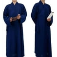 thumbnail image 1 of Long Robes For Buddhism Kung Fu Suit Monk's Clothing Traditional Chinese Buddhist Clothing Zen Buddhism Kesa Priest Cassock Robe Meditation, 1 of 6