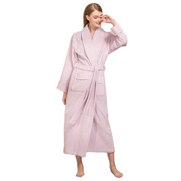 Long Robes For Women,Dressing Gown Mens, Bathrobes For Women Terry Cloth Cotton Soft Kimono Bathrobes Bath Robe Lightweight Women's Nightgowns Warm Pajamas, Quick Dry