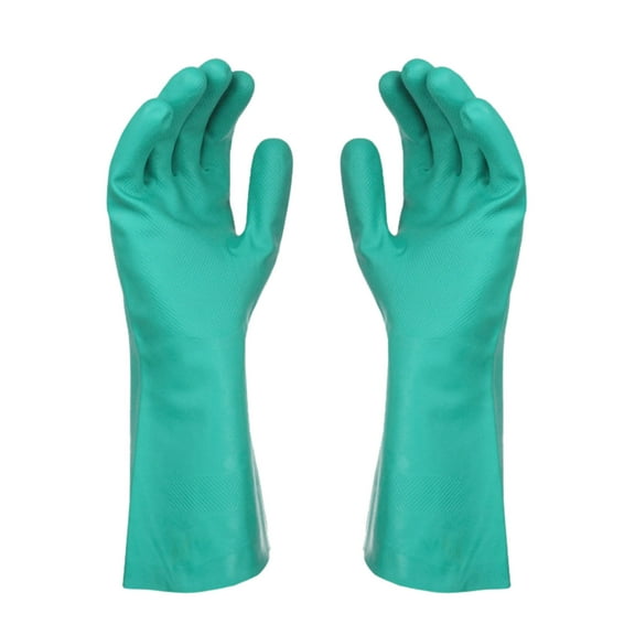 Long Rubber Gloves for Dishwashing, Heavy Duty Latex Cleaning Gloves with Extended Cuffs for Kitchen, Bar & Household Chores | Heat Resistant & Waterproof Clearance!