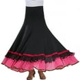 thumbnail image 1 of Long Ruffle Standard Ballroom Smooth Dance Praise Skirts for Sale, 1 of 3