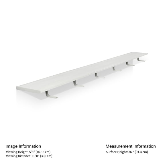 Long Run w/Hook Kit - 144"W x 16"D