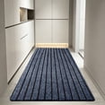 thumbnail image 1 of Long Runner Rug 16x72in Shaggy Extra Thick Fluffy Foot Mat Non Slip Latex Backing Soft High Pile Absorbent Carpet for Bathroom Laundry Room Hallway Bedroom - Washable Floor Runner, 1 of 7