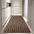 thumbnail image 1 of Long Runner Rug 16x72in Shaggy Extra Thick Fluffy Foot Mat Non Slip Latex Backing Soft High Pile Absorbent Carpet for Bathroom Laundry Room Hallway Bedroom - Washable Floor Runner, 1 of 7