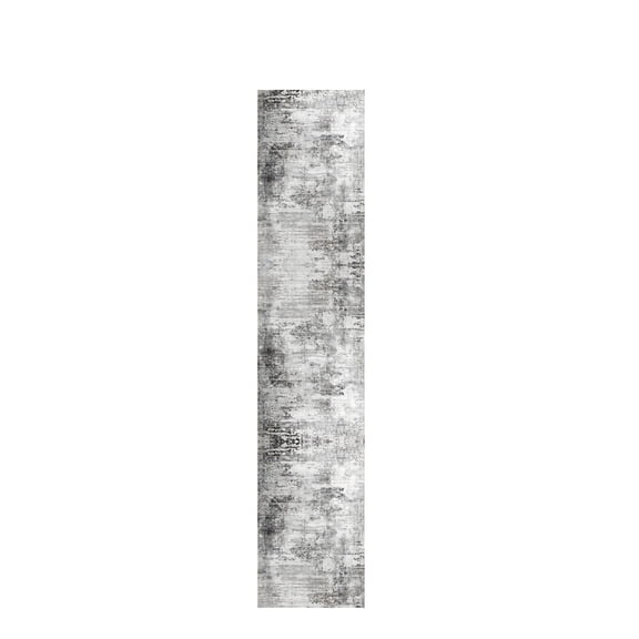 Long Runner Rug Hallway Runner Non Slip Floor Mat for Kitchen Bedroom Entryway Home Decor Light Gray 71" X 24"