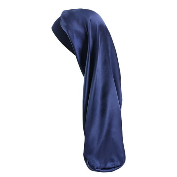 Long Satin Bonnet Sleep Cap Extra Large Silk Bonnet with Soft Elastic Band Night Sleeping Hair Cap Night Hat for Women Natural Hair Long Curly Hair, Dreadlocks, Braids