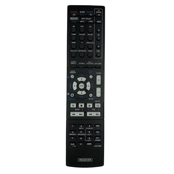 Long Service Remote Control Plastic Texture for Easy Operations AXD7660 Device Compatibility for Home Setting