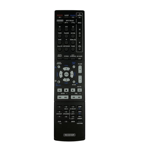 Long Service Remote Control Plastic Texture for Easy Operations AXD7690 Device Compatibility for Home Setting