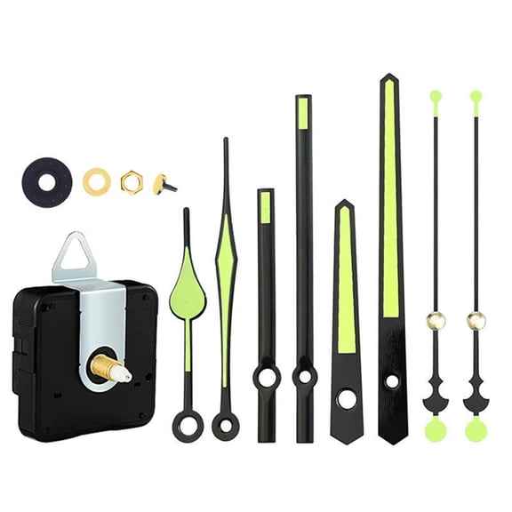 Long Shaft Quartz Clock Wall Clock Movement Clock Mechanism Hands Replacement Repair Tool Kit Machine Clock Arms