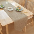 thumbnail image 1 of Long Sheer Table Runner, Romantic Cheesecloth Wedding Birthday Party Table Decoration, Soft Pleated Fabric Accent for Home Banquet Party Event Decor, 1 of 6