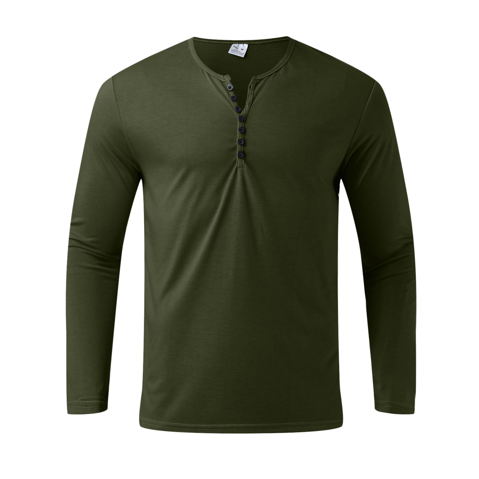 Long Shirts Mens Long Sleeve All Seasons Casual Fashion Retro Button Slim Fit Long Sleeve Shirt