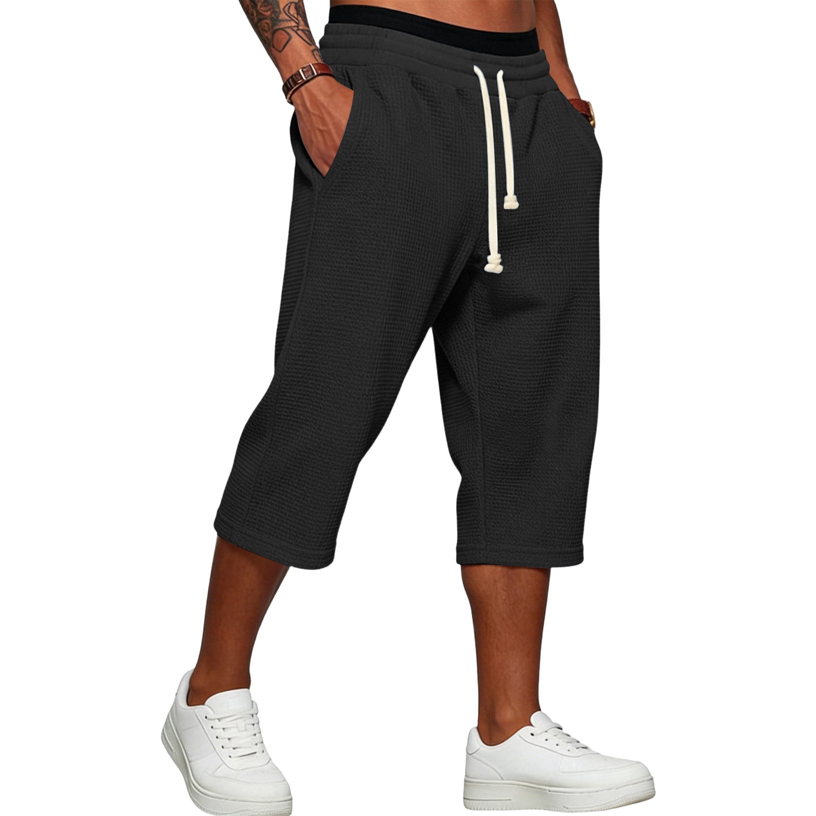 Long Shorts for Men Below Knee Short Pants Casual Summer