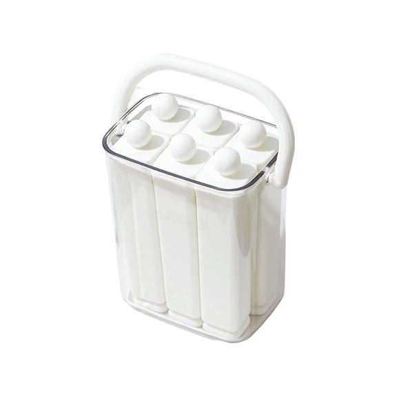 Long Silicone Ice Cube Tray with Lid, Twist Release Ice Mold for Narrow Bottles and Tumblers, Ice Storage Container