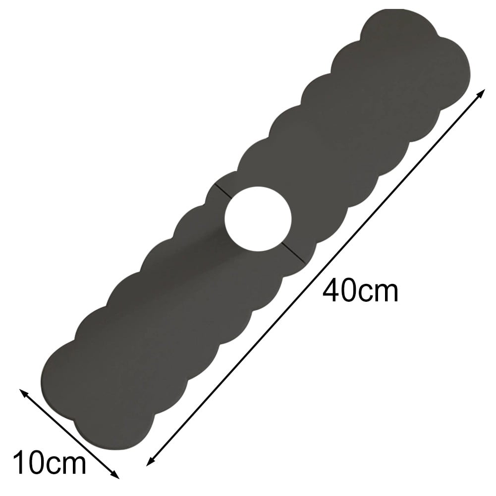 Long Size Diatomite Mat Fast Drying Stone Sink Tray Splash Proof