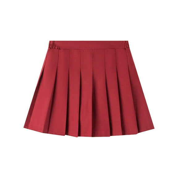 Long Skirts For Girls Size 8-10 Girls Black Pleated Skirts School Kids Casual Mini Flare A Line Uniform Skorts Tennis Skirts for Girls