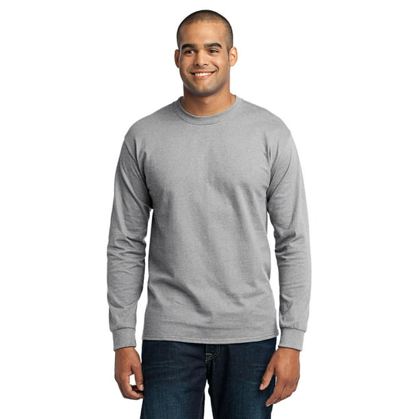 Long Sleeve 50/50 Cotton/Poly TShirt - Walmart Business Supplies
