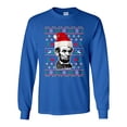 thumbnail image 1 of Long Sleeve Adult T-Shirt Abraham Lincoln President USA Ugly Christmas Funny DT, 1 of 2
