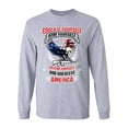 thumbnail image 1 of Long Sleeve Adult T-Shirt Educate Arm Defend Yourself USA God Bless America Patriotic DT, 1 of 2