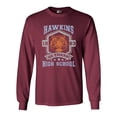 thumbnail image 1 of Long Sleeve Adult T-Shirt Hawkins Go Tigers High School 1983 AV Club Parody Funny DT, 1 of 2